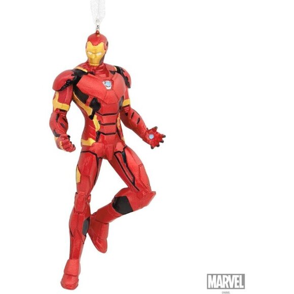 Hallmark Red Marvel Iron Man Decorative Hanging Christmas Holiday Ornament‎ - Picture 3 of 6